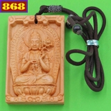 Vòng cổ Đại Thế Chí bồ tát gỗ ngọc am MGPBM4