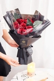 Hoa hồng sáp đỏ 6 bông