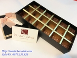 NHC18 - Vỏ  hộp đựng socola hình chữ nhật 18 ngăn
