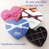 HTN10- Hộp socola hình tim chia 10 ngăn