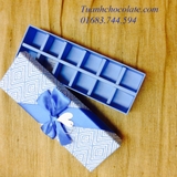 NHC02-Hộp đựng socola Hình Chữ Nhật 12 Ngăn