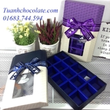 HNC01 _ Hộp Socola Hình Chữ Nhật 15 ngăn 2018