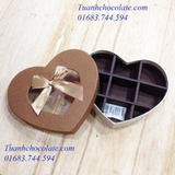HTN7 - Hộp đựng socola hình tim 7 ngăn