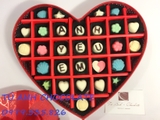 Hộp socola valentine hình tim 27 ngăn