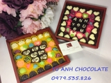 Socola valentine theo yêu cầu - TÚ ANH CHOCOLATE