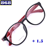 Mắt kính lão thị 1.5 độ gọng nhựa đen 868NUNE