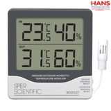 Đồng hồ đo nhiệt độ, độ ẩm  SPER SCIENTIFIC 800027