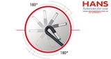 Đầu dò máy nội soi hồng ngoại  360   độ  BIPOL HDX-IR (Ø 9mm)