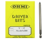 Mũi vít OHMI V-17 No.2x7x50/75/100/120/150/200/250/300