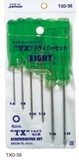 Tua vít Torx Eight loại tay cầm nhựa dòng TXD-S6