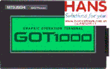 HMI mitsubishi GT1020-LBD