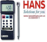 Máy đo tốc độ gió, lưu lượng gió, nhiệt độ Lutron AM-4216 (12m/s, 999,900m3/min, 80oC)