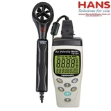 Máy đo tốc độ gió, lưu lượng, nhiệt độ, độ ẩm, áp suất Tenmars TM-403 (0.4~25m/s, -20~60 độ C, 20~80%)