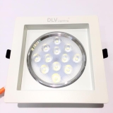 Đèn LED âm trần mặt vuông 12W (DLV-DW1274)