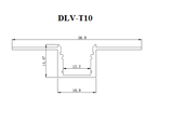 Thanh nhôm cho led T10