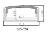 Thanh nhôm cho led T38
