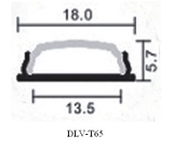 Thanh nhôm cho led T65