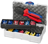 KNIPEX® BỘ DỤNG CỤ BẤM COS 97 90 21 CHO ĐẦU NỐI CÁP 13 CHI TIẾT