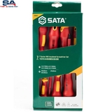 Bộ tua vít cách điện 7 chi tiết Sata 09303