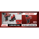 COMBO M12 MILWAUKEE MÁY KHOAN 3 CHỨC NĂNG M12 FPD VÀ MÁY BẮT VÍT M12 FID + 02 PIN M12 B6 + 01 SẠC PIN M12 C12C