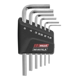 BỘ LỤC GIÁC NGẮN HOLEX CHỮ L 9 CÂY ĐẦU PHẲNG THÂN PHỦ NIKEN