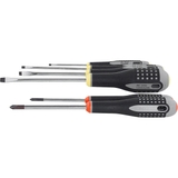 BỘ 6 TUA VÍT CAO CẤP BAHCO TAY CẦM ERGO, 4 ĐẦU DẸP VÀ 2 ĐẦU PHILLIPS