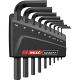 BỘ LỤC GIÁC NGẮN CHỮ L HOLEX 9 CÂY ĐÀU PHẲNG THÂN PHỦ ĐEN