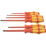BỘ 5 TUA VÍT CÁCH ĐIỆN 1000V, 4 ĐẦU DẸP VÀ 2 ĐẦU PHILLIPS WERA 05258037001