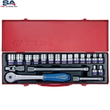 1/2” Bộ tuýp 20 chi tiết 8-27mm Kingtony 4220MR