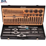 Bộ taro bàn ren 55 chi tiết M5-M20 Volkel 48005