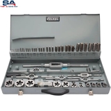 Bộ taro bàn ren 54 chi tiết M3-M20 Volkel 49201