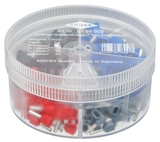 KNIPEX® HỘP PHÂN LOẠI 97 99 908 VỚI 200 ĐẦU COS PIN ĐÔI 4 PHẦN