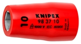 KNIPEX® ĐẦU TUÝP LỤC GIÁC 98 37 10 CHO VÍT LỤC GIÁC VỚI ĐẦU VUÔNG TRONG 3/8