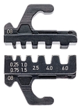 KNIPEX® BỘ NGÀM CHO ĐẦU COS CÓ VÀ KHÔNG CÓ CÁCH ĐIỆN 0,25 - 6 MM² KNIPEX 97 39 08