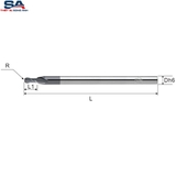 Dao phay cầu hợp kim me nhỏ CMTéc CEBS2