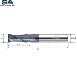 Dao phay hợp kim 2me CMTéc CESM2