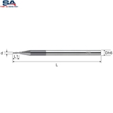 Dao phay hợp kim siêu nhỏ CMTéc CESS2