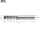 Dao phay ngón phay nhôm CMTéc CEXX3