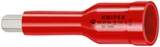 KNIPEX® ĐẦU TUÝP LỤC GIÁC 98 39 08 CHO VÍT ĐẦU LỤC GIÁC CHÌM VỚI ĐẦU VUÔNG TRONG 3/8