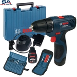 Máy khoan vặn vít dùng pin Bosch GSR 120-LI (Kèm phụ kiện)