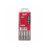 Bộ 5 mũi khoan bê tông chân gài MILWAUKEE® ĐẦU HÀN HỢP KIM “MX4” 5-10 MM