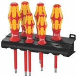 Bộ tua vít cách điện 6 cây kèm giá đỡ 160 i/6 Wera  05006145001