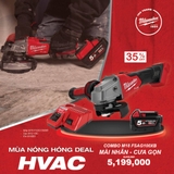 COMBO M18 FSAG100XB- MÀI NHẪN, CƯA GỌN