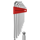 BỘ LỤC GIÁC 9 DÁNG L VỚI MỘT ĐẦU TRÒN PB SWISS TOOLS PB 212.LR H-10