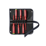 BỘ TUA VÍT CÁCH ĐIỆN THEO CHUẨN VDE ĐỰNG TRONG TÚI VẢI CUỘN CAO CẤP PB SWISS TOOLS PB 5543 SU GY