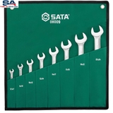 Bộ cờ lê hai đầu miệng 8 chi tiết Sata 08009