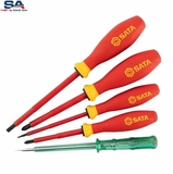 Bộ tua vít cách điện 5 chi tiết Sata 09302