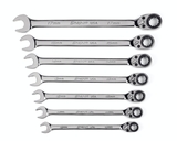 7 PC 12-POINT METRIC FLANK DRIVE® PLUS REVERSIBLE RATCHETING COMBINATION WRENCH SET | SOXRRM707A | Snap-On | [Hàng Chính Hãng]