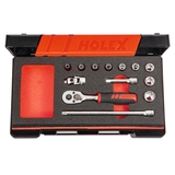 SOCKET SET 1/4 13PCS