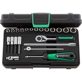 SOCKET SET 1/4 SQ/DR 22 PCS